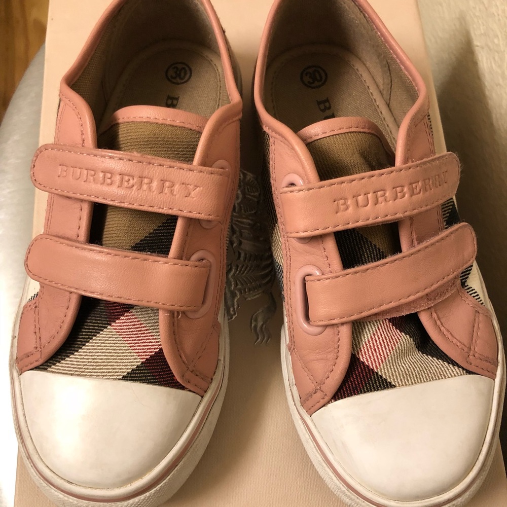 Kids (Pink) Burberry Sneakers